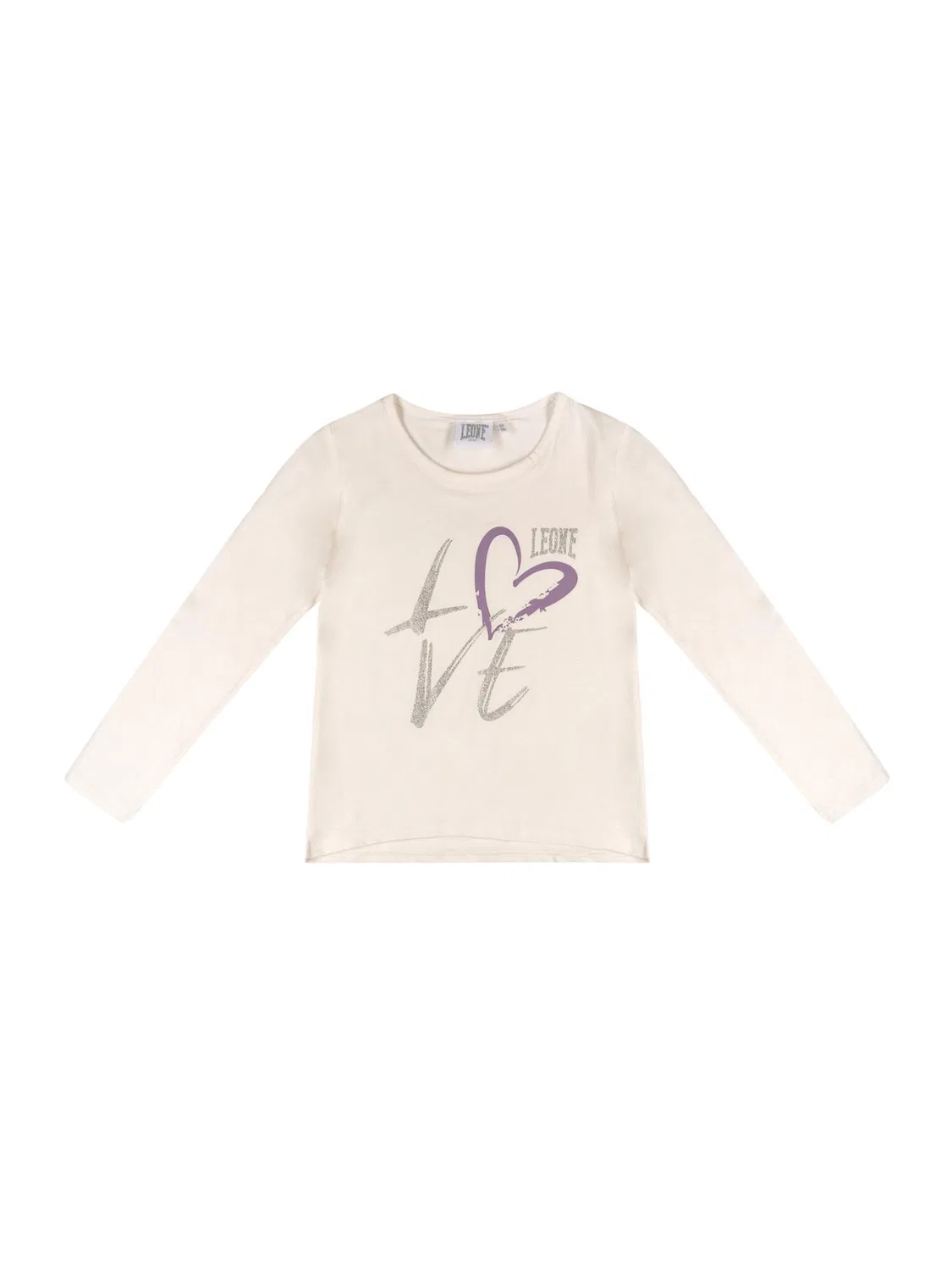 Детский лонгслив с принтом Love Leone 1947 Apparel, Weiß