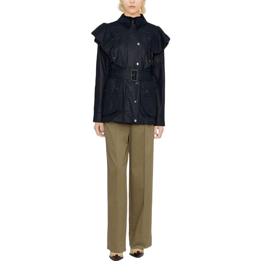 Chloé Куртка Chloe x BARBOUR SS23 для женщин, цвет Midnight Blue — фото 4
