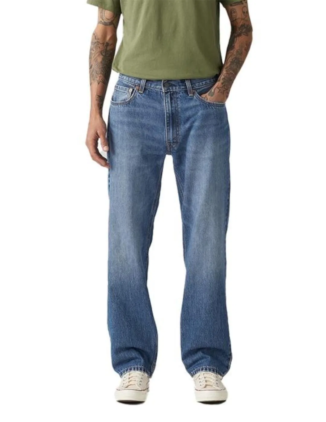 Мужские джинсы прямого кроя 555 '96 Relaxed Straight Levi's, Blau — фото 2