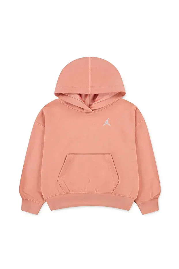 Детское худи для мальчиков с капюшоном Nike Jordan Brooklyn Pink, Цвет Pink Nike Kids