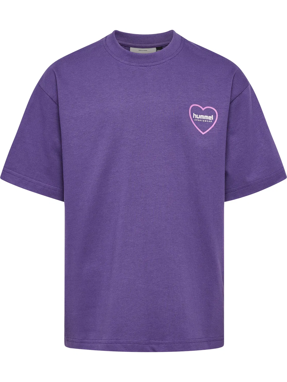 Детская футболка свободного кроя Hmljr Loose Hummel, Violett / Dunkelblau