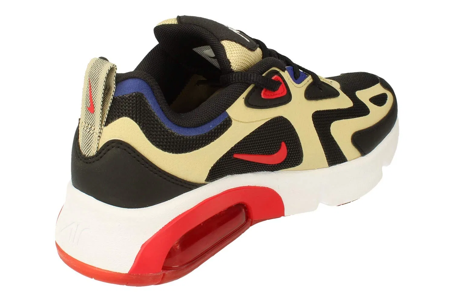 Детские беговые кроссовки для мальчиков с максимальной амортизацией NIKE Air Max 200 (GS), Gold Team — фото 3