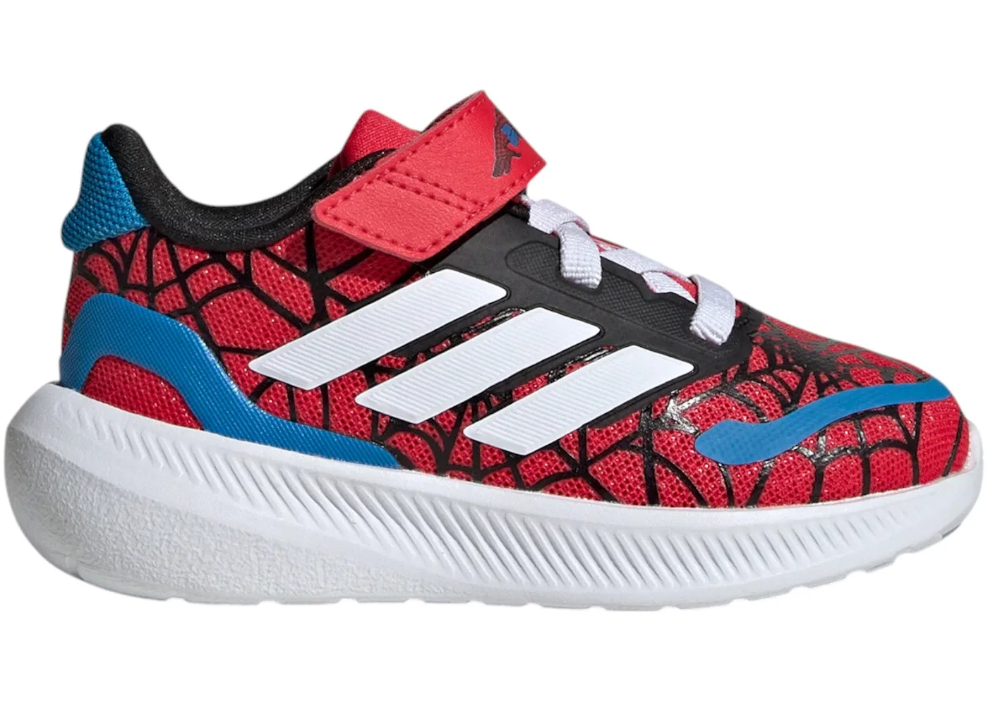 Детские кроссовки с принтом Adidas Runfalcon 3.0 Marvel Spider-Man Adidas, Pure Ruby Cloud White Bright Blue