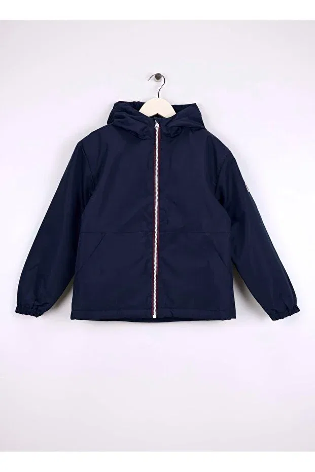 Детское пальто для мальчиков однотонное Name It, Navy Blue