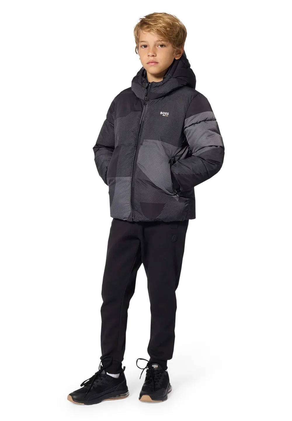 Тренеры для детей и подростков - тренеры Boss Kidswear, Black