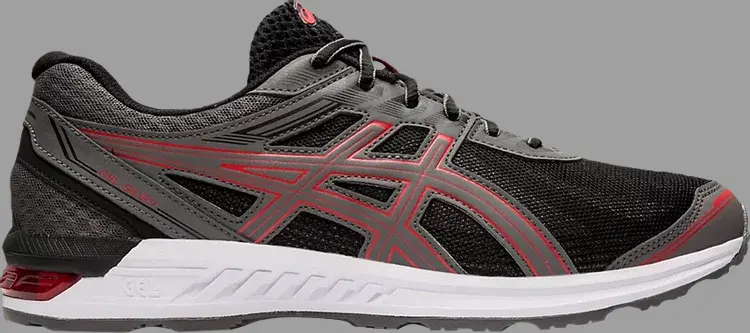 

Кроссовки gel sileo 'black flash coral' Asics, черный