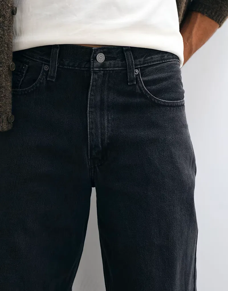 Свободные джинсы Levi's 578, черный — фото 4