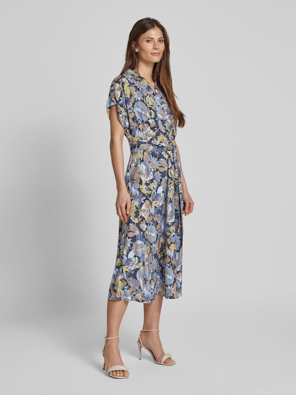 

Платье-халат с завязывающимся поясом, модель 'FRATILLIO' Lauren Ralph Lauren, синий