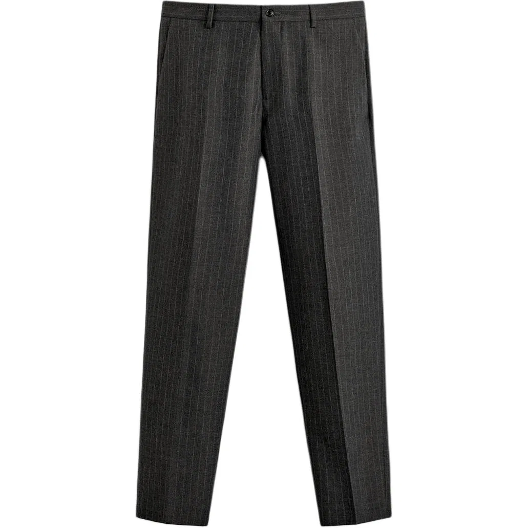 Мужские брюки классические Charcoal Gray ZARA, Темно-серый