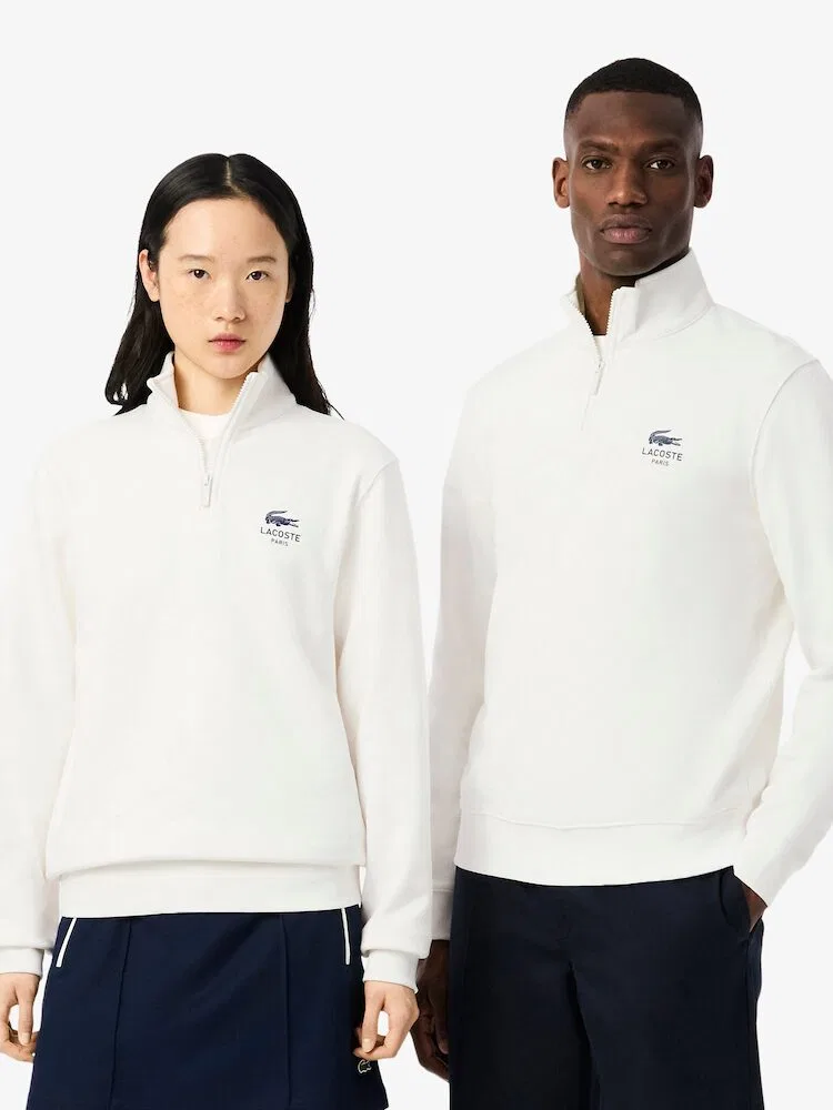 Свитшот с полузастежкой LACOSTE