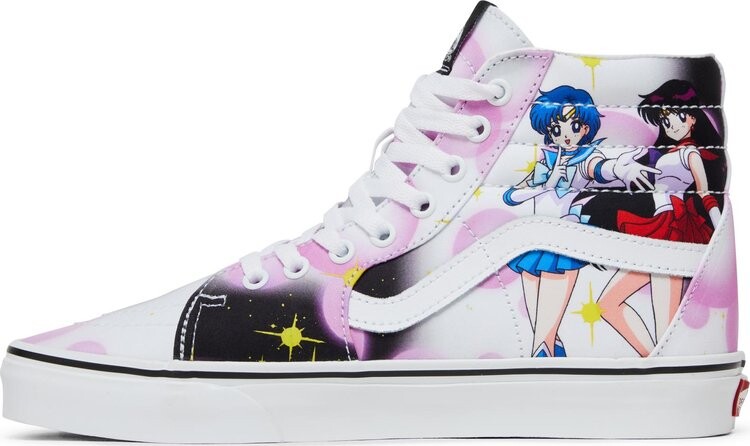 Кеды Vans Sk8-Hi Sailor Moon Pretty Guardian - Черно-розовые — фото 3