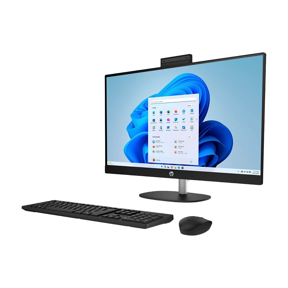 Моноблок HP All-in-One 27-cr0054, 27″ Сенсорный, 16Гб/1Тб, Ryzen 7, угольно-черный, английская клавиатура — фото 2