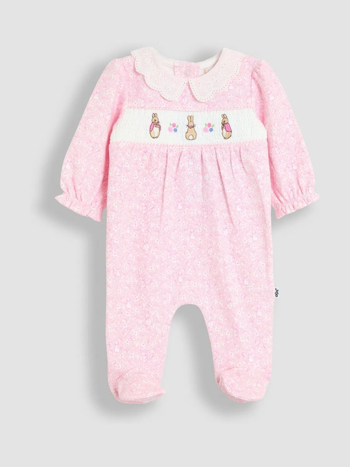 Слип с вышивкой Flopsy Bunny Jojo Maman Bébé, розовый