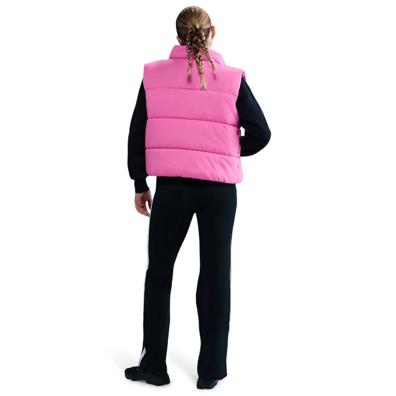 Женский утепленный жилет NSW Therma-FIT Classic Nike, цвет Playful Pink/White — фото 4