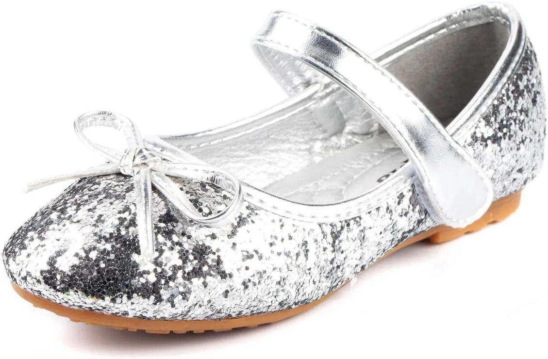 Детские балетки для девочек Nova Utopia Nova Footwear, Silver