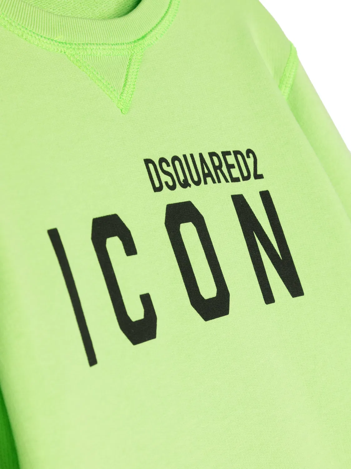 Хлопковый джемпер с длинным рукавом DSQUARED2, зеленый — фото 2