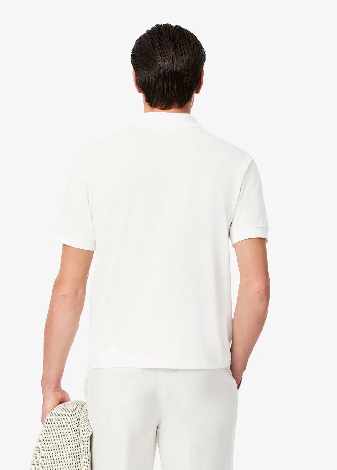 Поло Lacoste L.12.12 Classic Fit, белый — фото 2