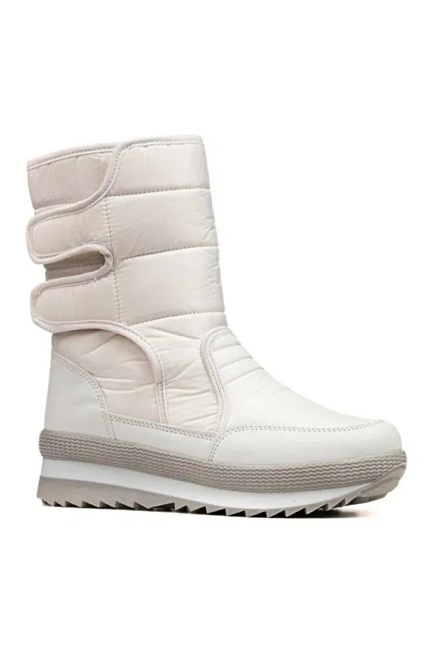 Детские снежные ботинки без шнуровки модель Daily 802 Allyup, White 802
