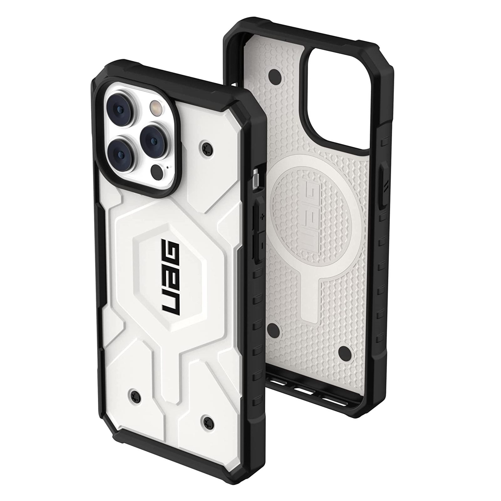 

Чехол UAG Pathfinder iPhone 14 Pro Max, White, Белый;серый, Чехол UAG Pathfinder iPhone 14 Pro Max, White