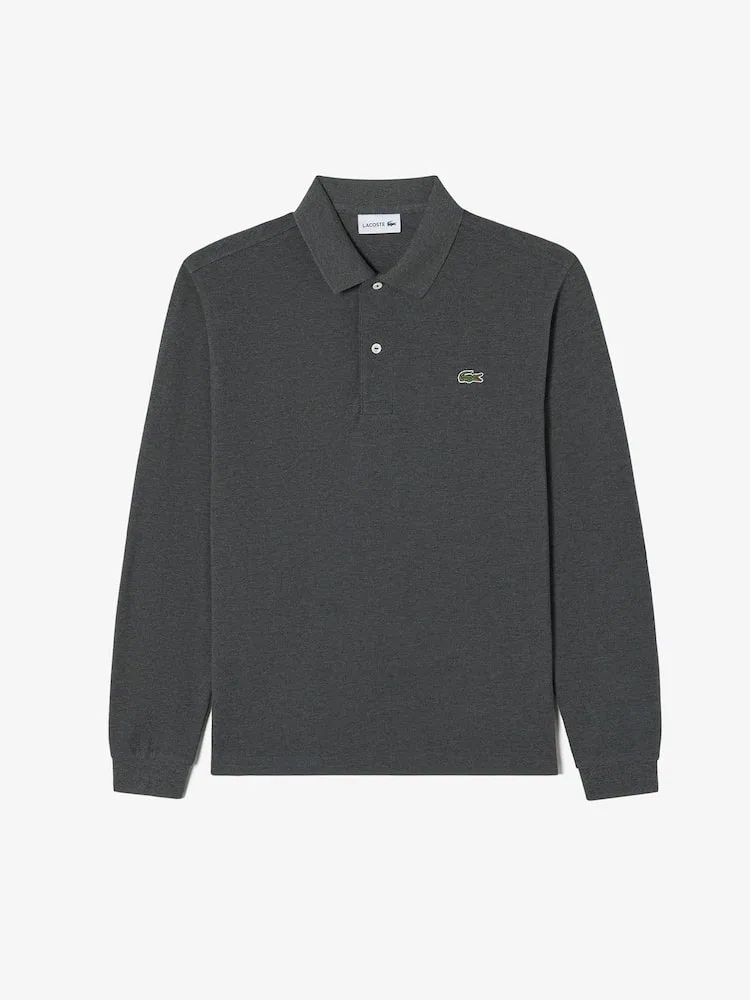 Футболка поло Regular Fit LACOSTE, Dark Grey — фото 4