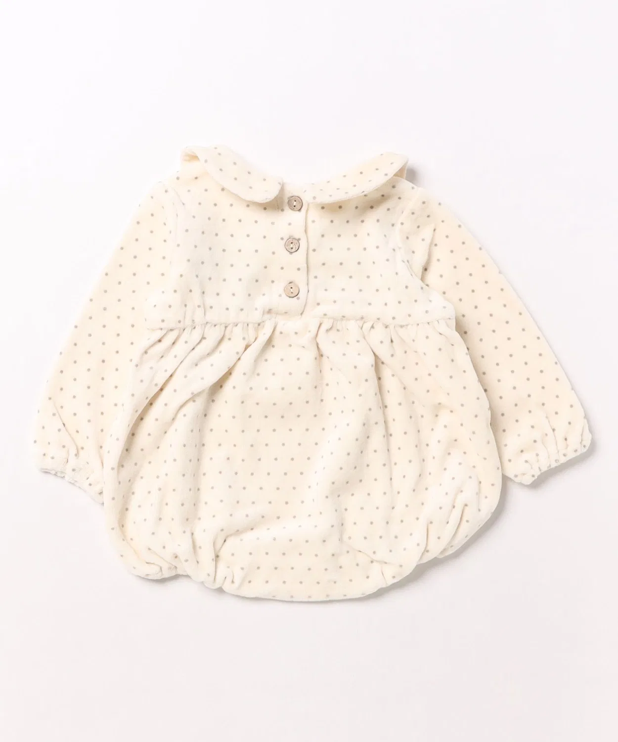 Детский боди-комбинезон с длинным рукавомPeter Pan Romper Quincy Mae, Polka Dot — фото 2