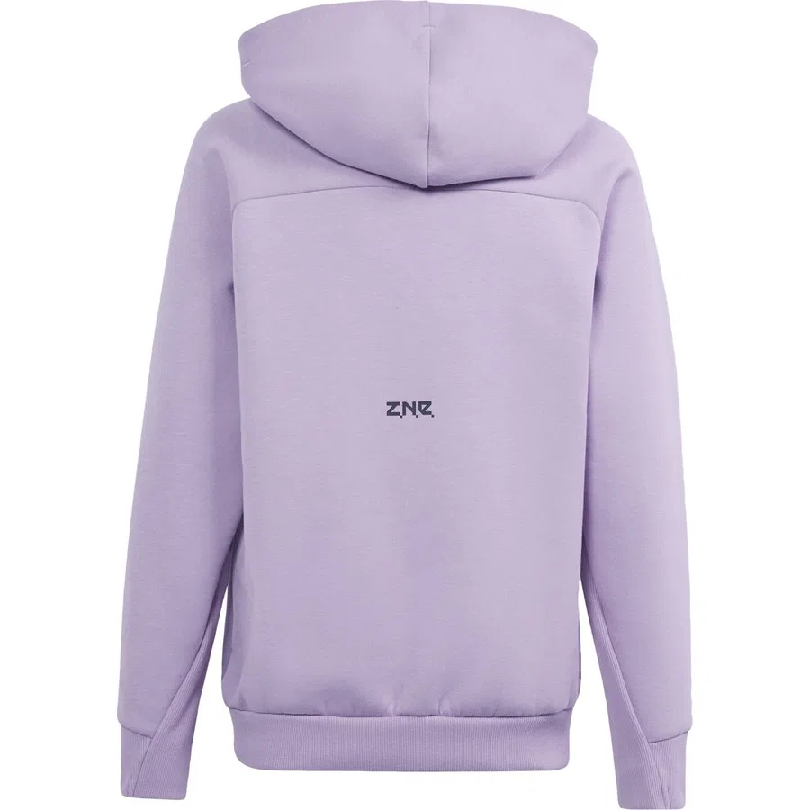 Детский худи с капюшоном Sportswear Z.N.E. adidas, Фиолетовый — фото 2