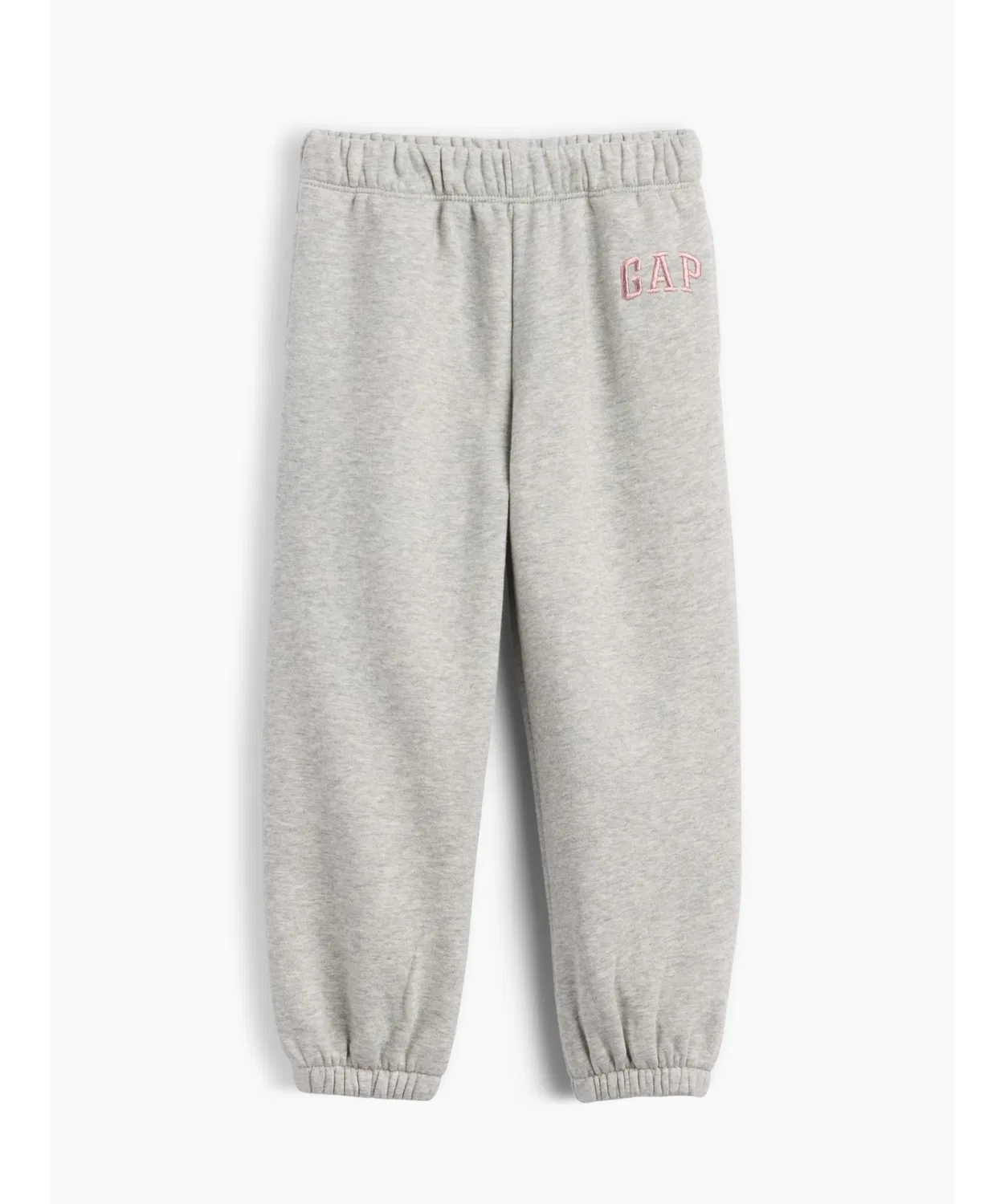 Детские спортивные штаны из футера с принтом GAP Logo Vintage Soft, серые