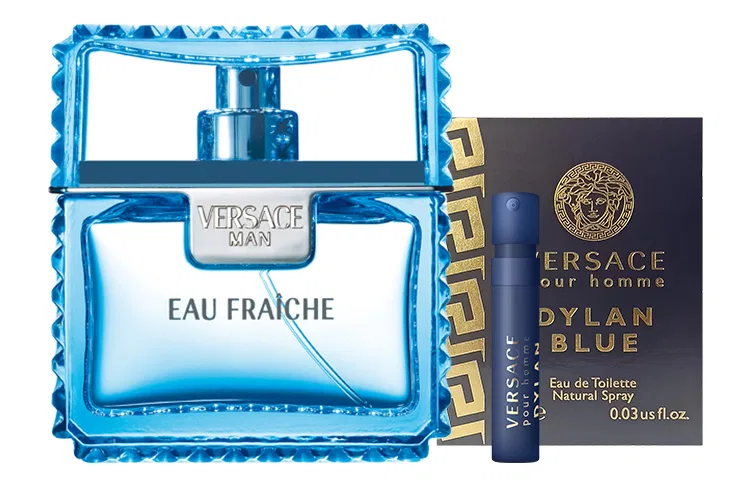 Мужская туалетная вода VERSACE, 50 мл, Dylan Blue, 50мл+1мл
