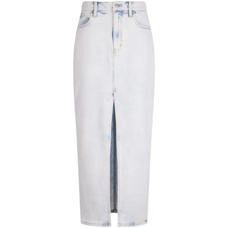 Джинсовая юбка макси Calvin Klein, Denim Light Blue