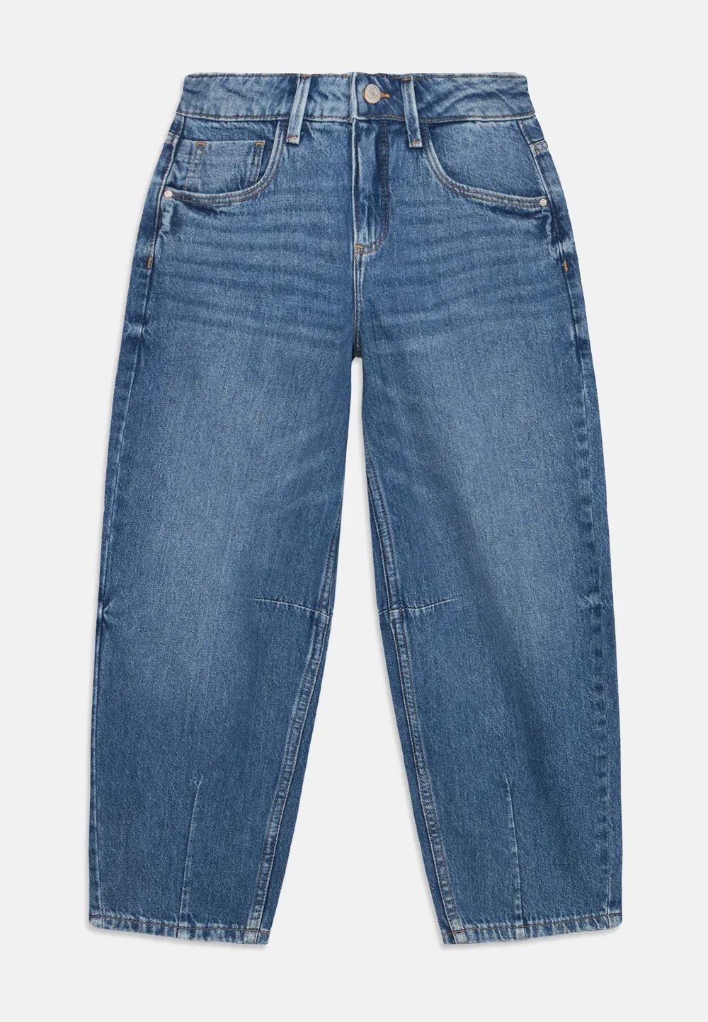 Джинсы Nkfbella barrel свободного кроя Name It, Medium Blue Denim — фото 3