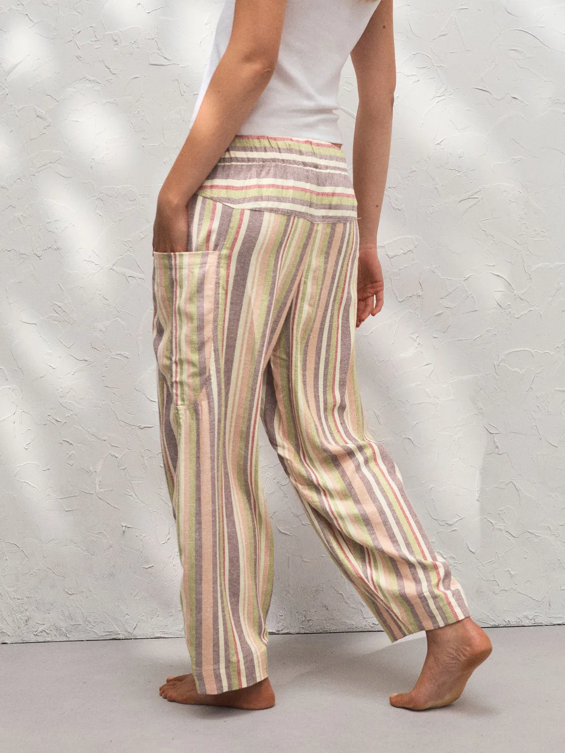 Брюки прямого кроя Multi Stripe Next, мульти-полоска — фото 3