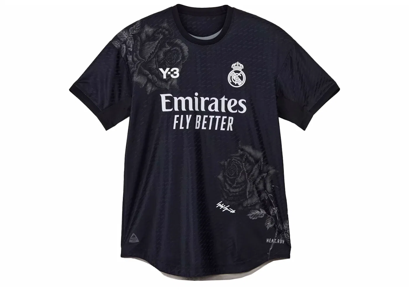 Мужская футбольная футболка с принтом Y-3 Real Madrid 23/24 Special Edition Adidas, Black
