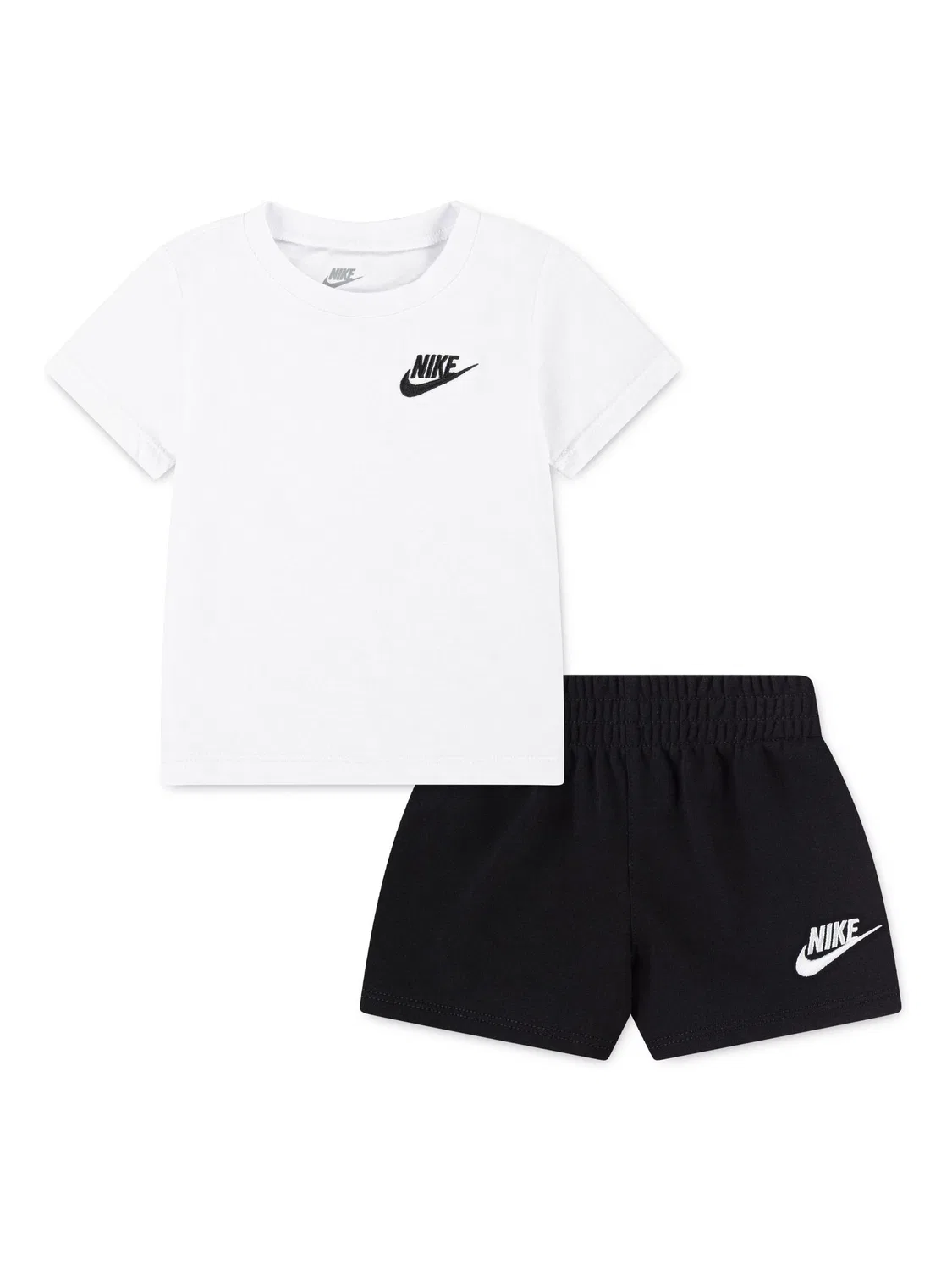 Комплект из футболки и шорт, логотип Nike, черный