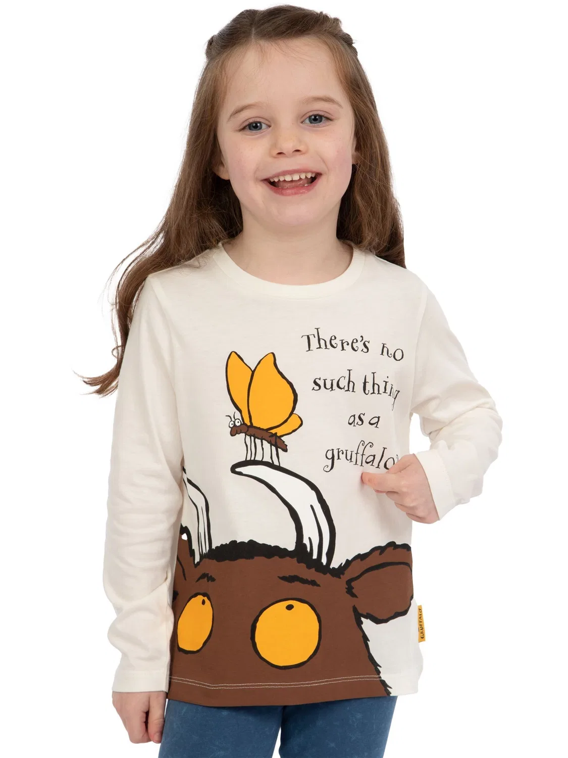 Футболка с длинным рукавом The Gruffalo Character, кремовый — фото 3