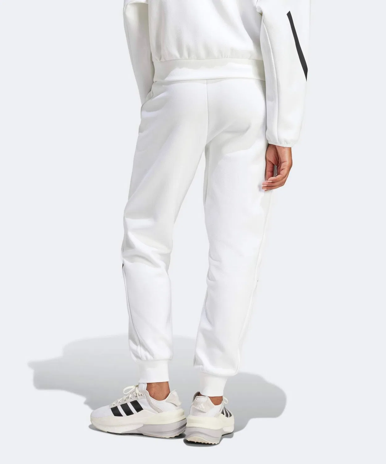 Женские спортивные брюки с принтом Z.N.E. Adidas, Белый — фото 2