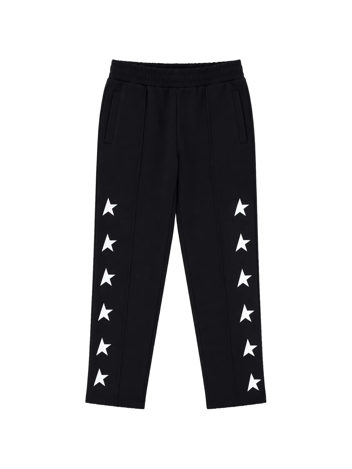 Брюки со звездами Golden Goose Kids, черный