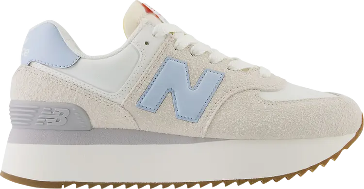 Кроссовки Wmns 574+ 'Moonbeam Light Chrome Blue', кремовый