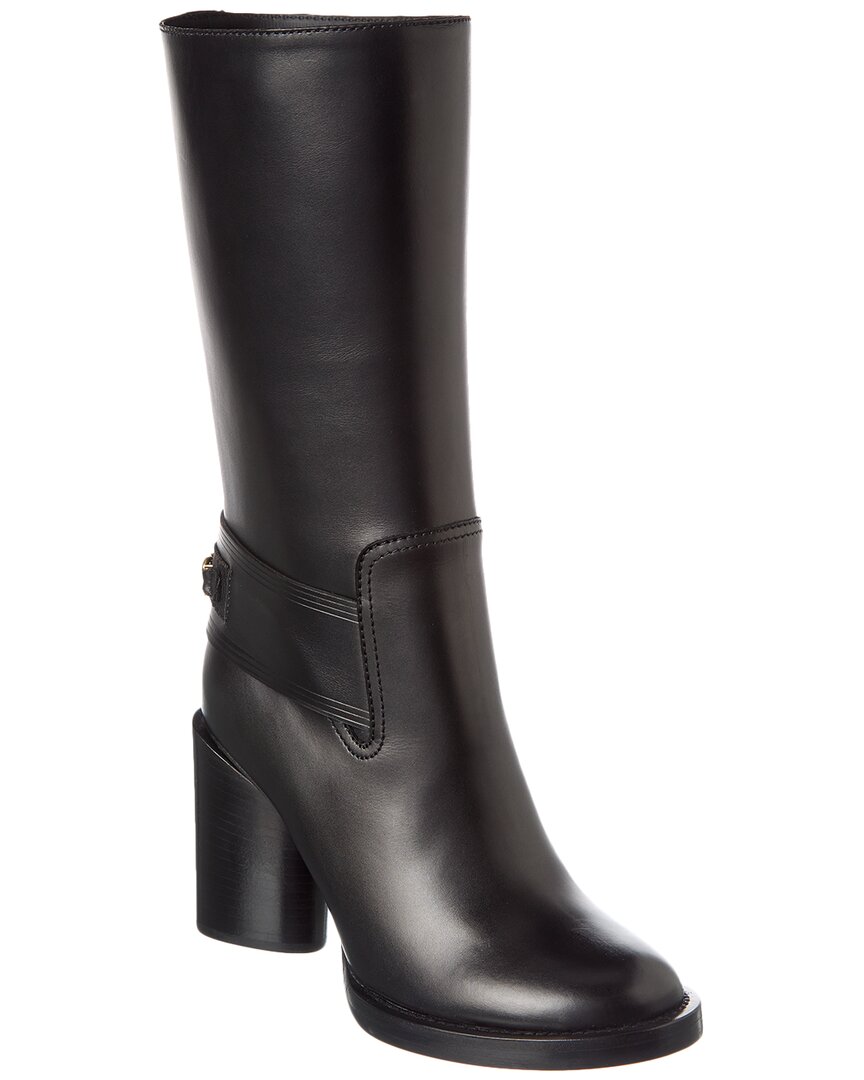 Кожаные ботинки Ferragamo Alan 85 Salvatore Ferragamo, черный