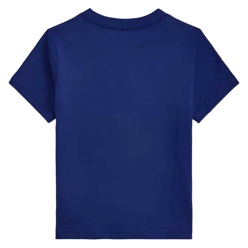 Детская футболка хлопковая Polo Ralph Lauren, Bright Purple — фото 3