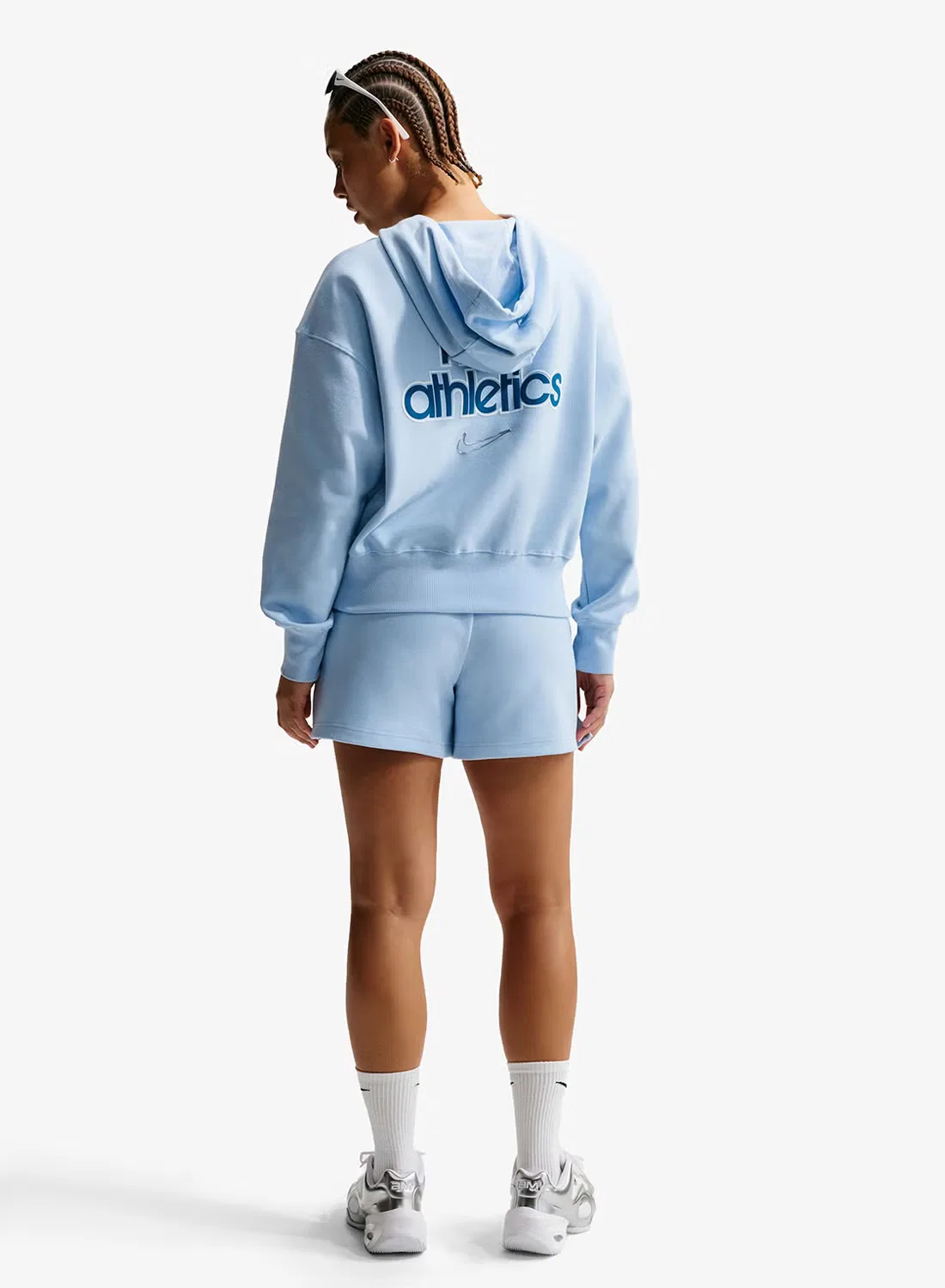 Шорты из флиса boyfriend Nike, синий — фото 2