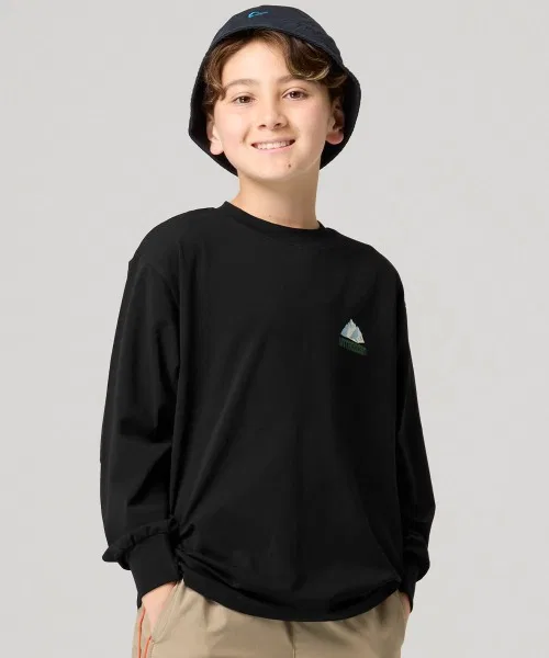 Детская футболка с длинным рукавомс принтом Mountain KRIFF MAYER Kid's Collection, Red — фото 2