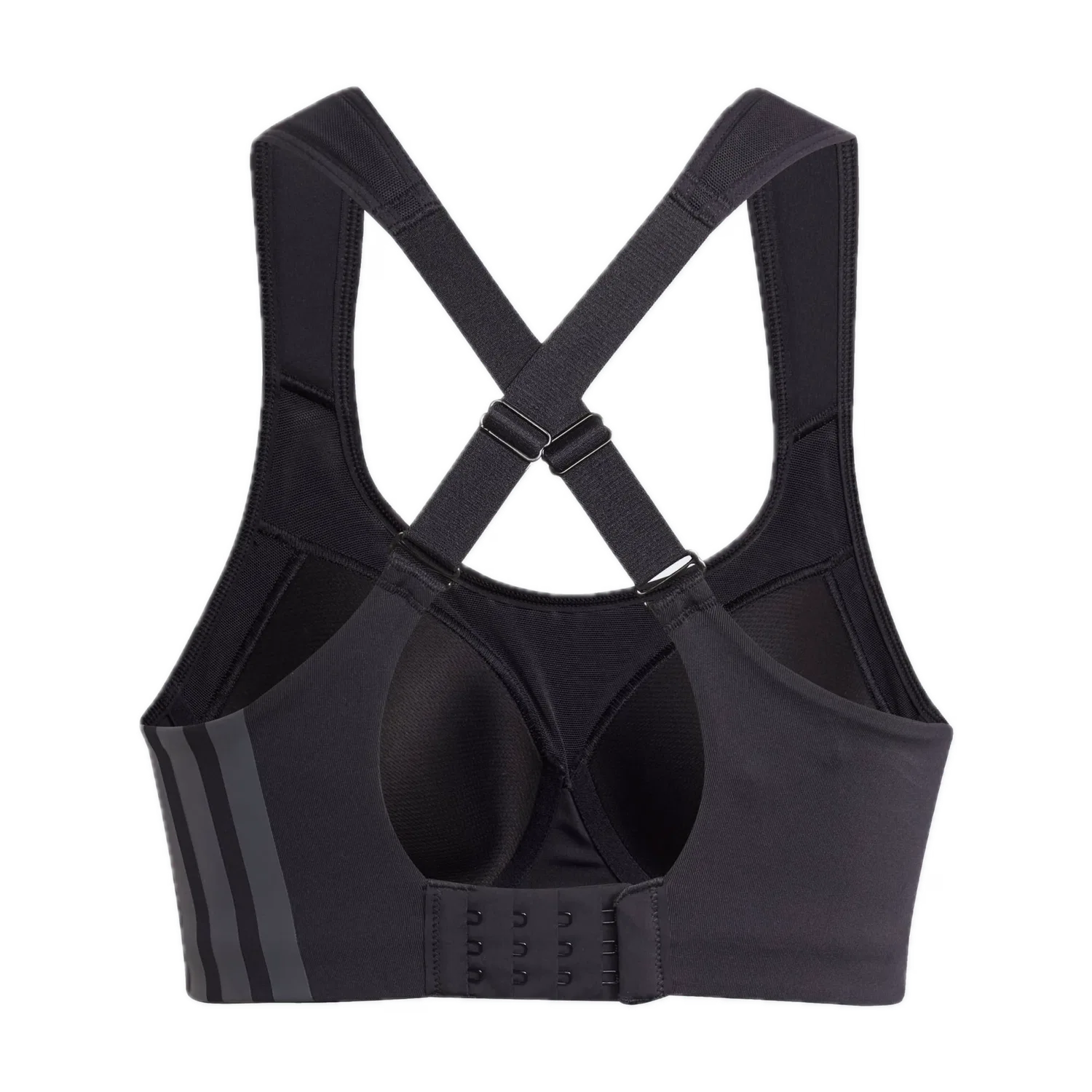 Женский спортивный бюстгальтер TLRD Impact High Support Adidas, черный — фото 2
