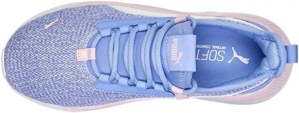 Детские кроссовки для девочек с шнуровкой Pacer Easy Street PUMA, Purple — фото 4