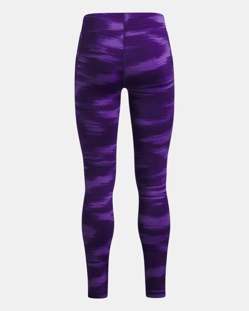 Леггинсы утепленные 63,5 см UA Cold Weather Printed UnderArmour, Lavish/Purple — фото 2