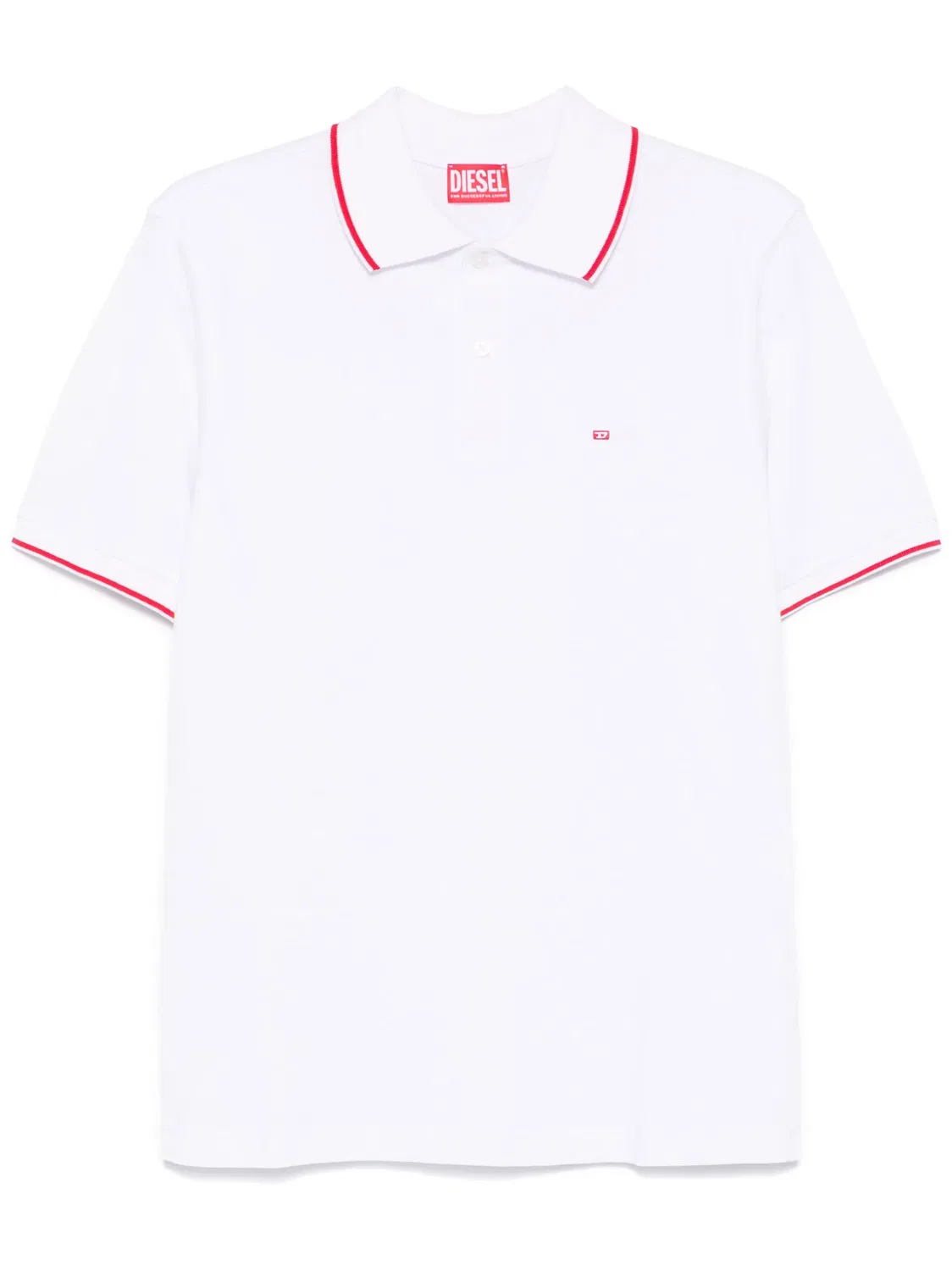 Polo-футболка T-Ferry-Microdiv Diesel, белый