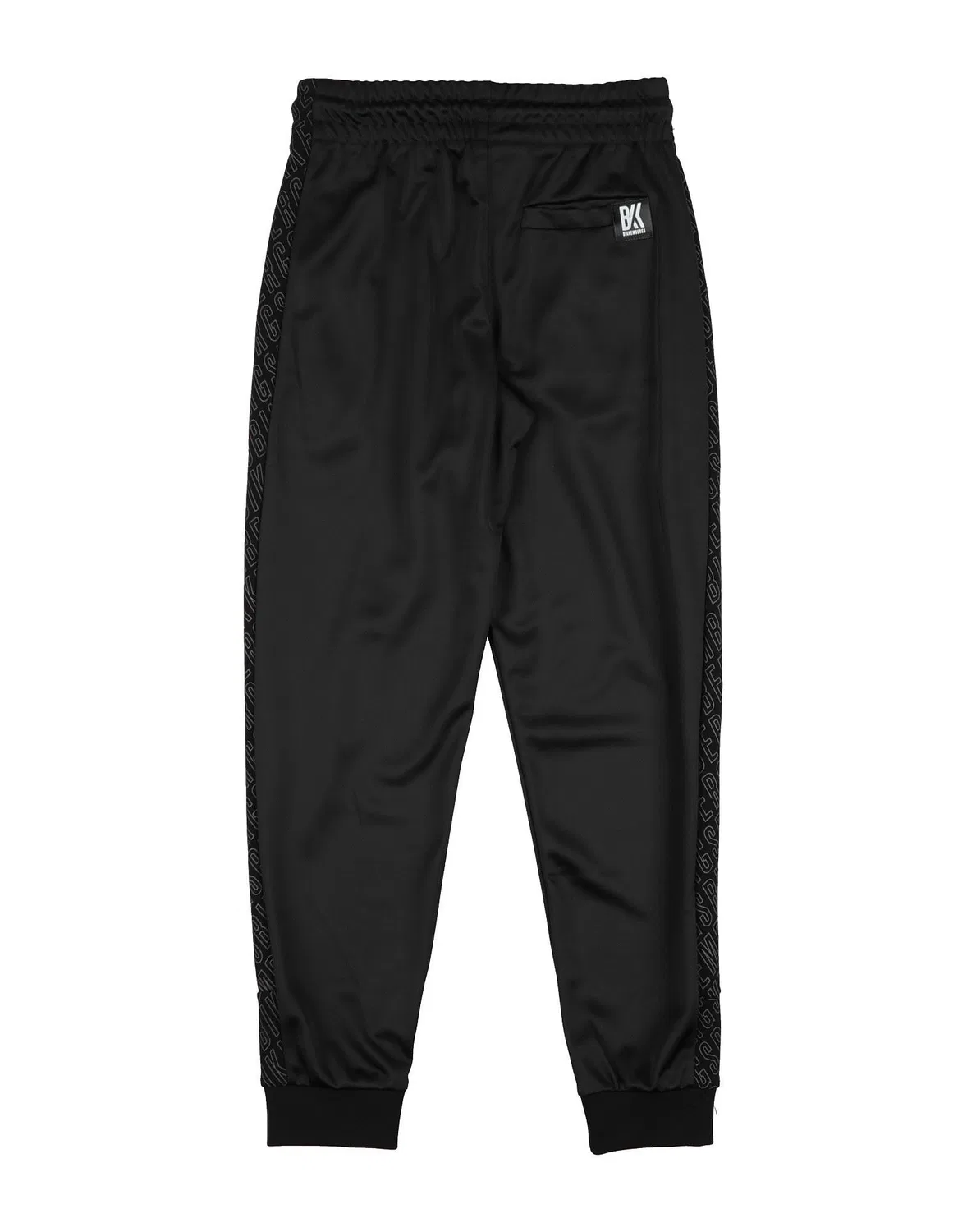 Детские спортивные штаны с полосками Bikkembergs, черный — фото 2