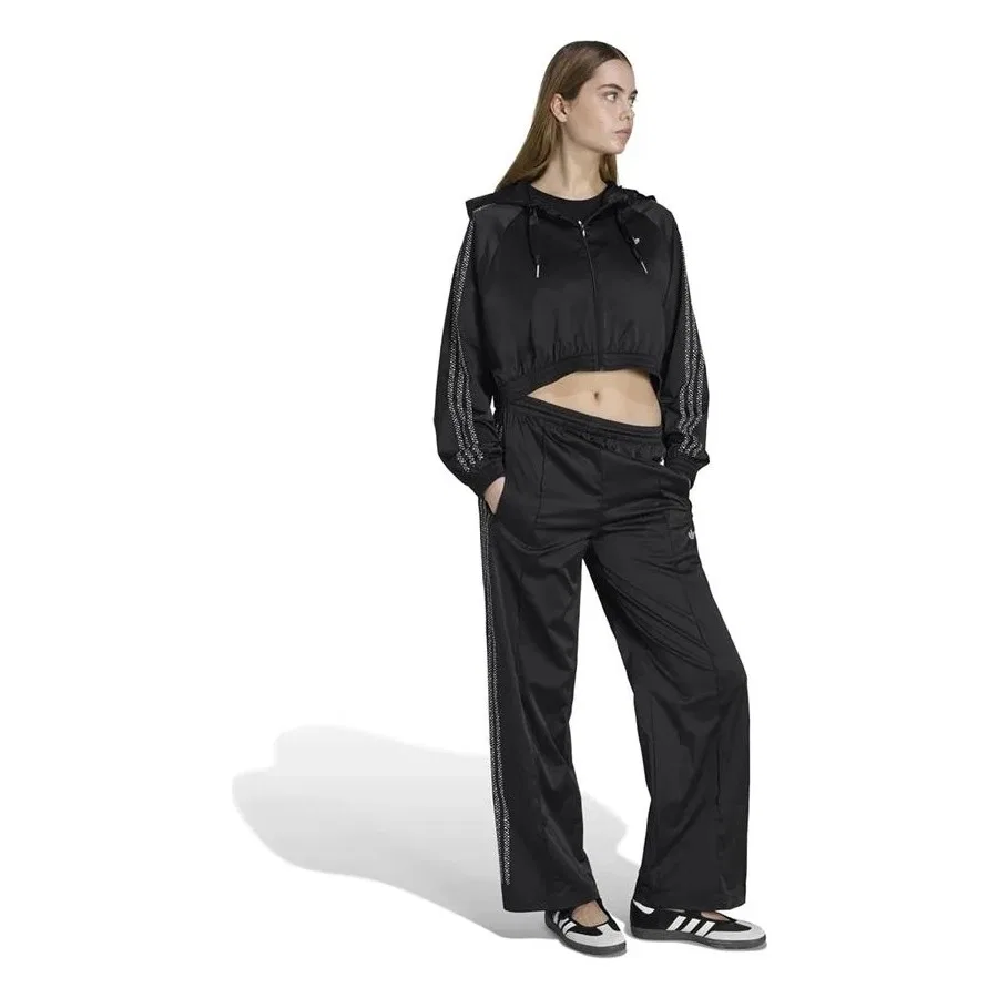 Женский свитшот Pearl Hoodie adidas, Черный — фото 4