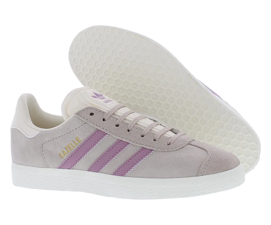 Детские кроссовки с верхом из сетки Superstar El I Gymnastics Shoe Adidas, Wonder Taupe Wonder White Wonder Orchid — фото 4