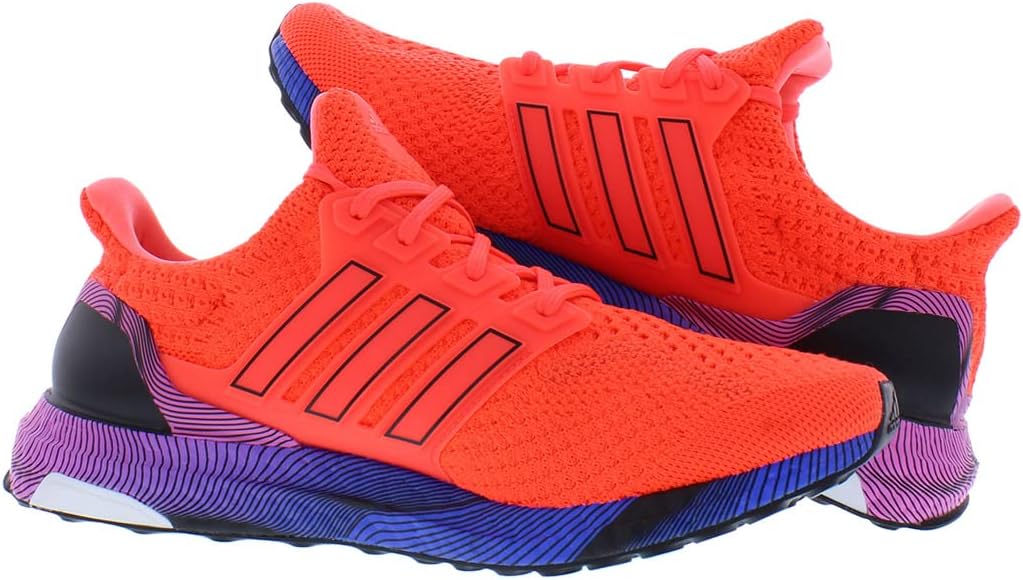 Мужские кроссовки adidas Ultraboost DNA, черный/оранжевый — фото 3