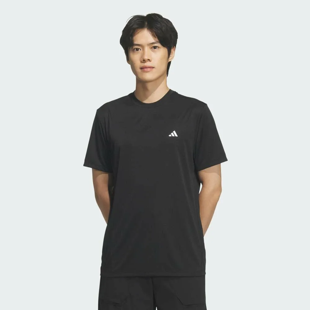 Футболка с круглым вырезом и коротким рукавом Adidas, black